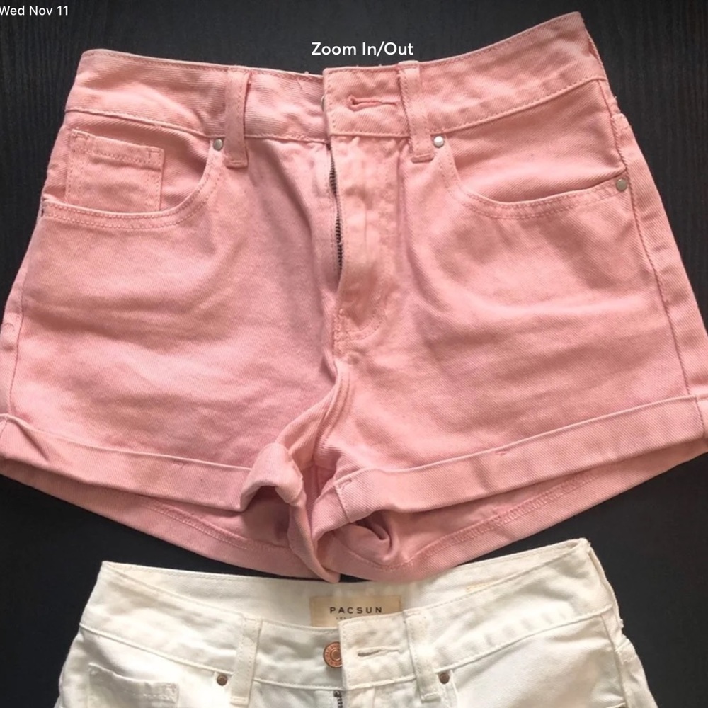 Pacsun pink mom short